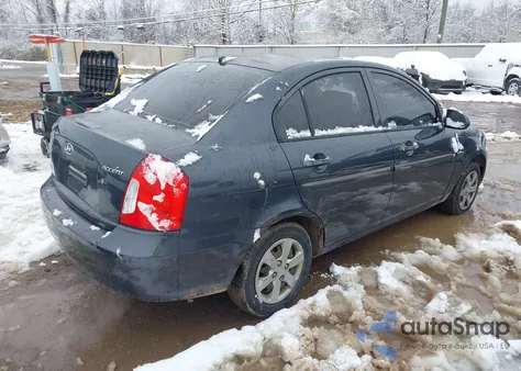 2009 Hyundai Accent Gls from USA, damaged, VIN KMHCN46CX9U334089